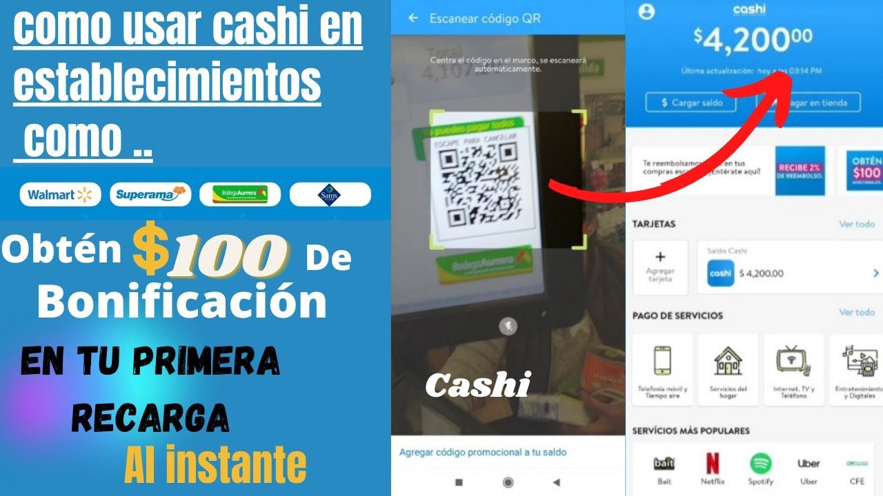 Como usar la aplicación cashi y obtener descuentos