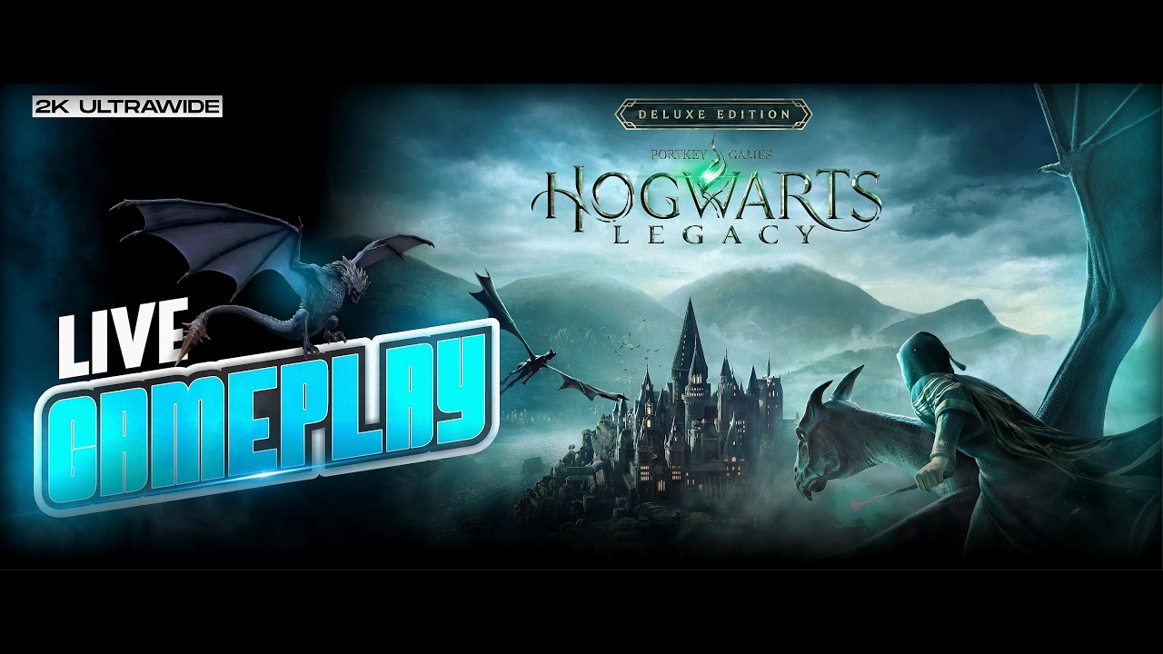 Hogwarts Legacy | LIVE 01 | 2K ULTRAWIDE | PT-BR