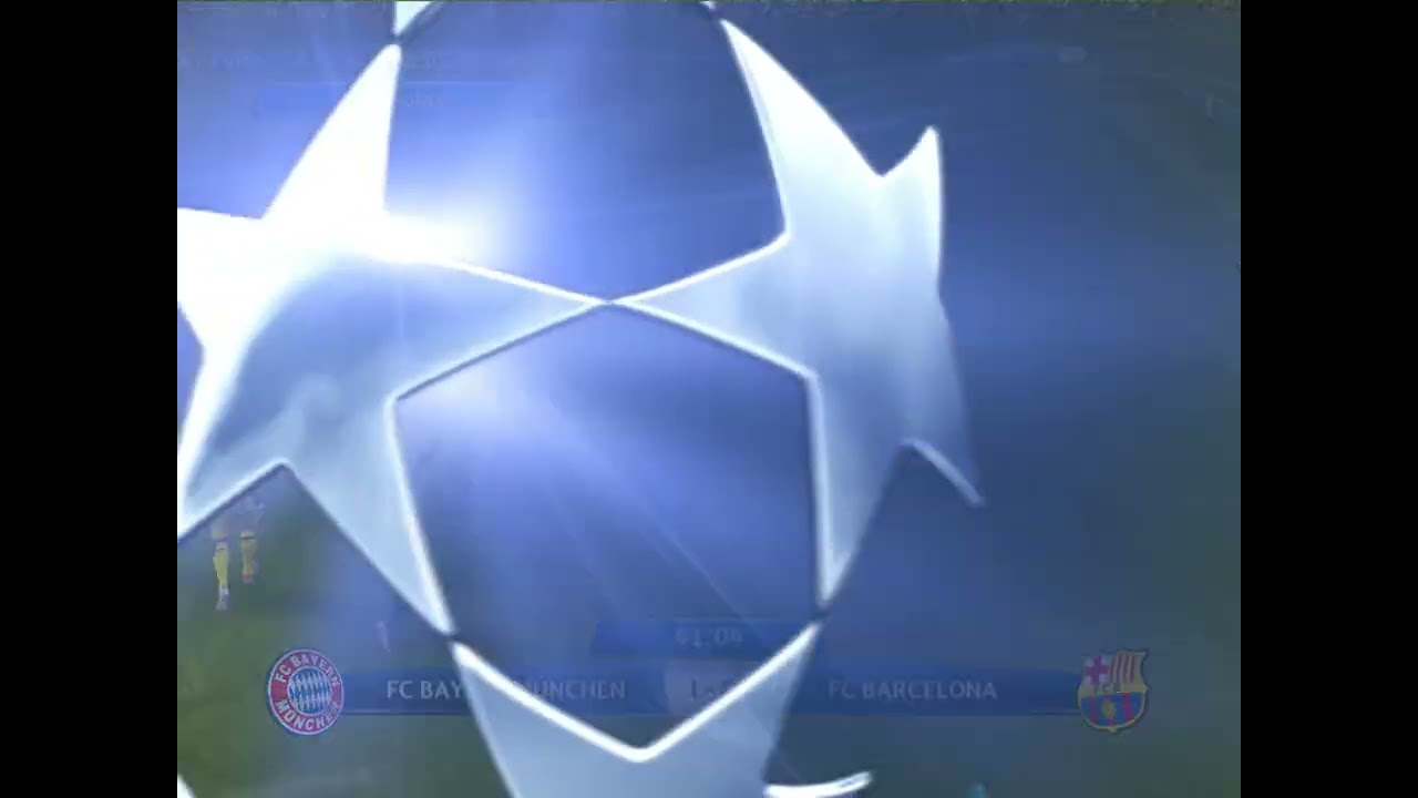 بازی فوتبال بایرن مونیخ و بارسلونا در چمپیونز لیگ ((PES2013))
