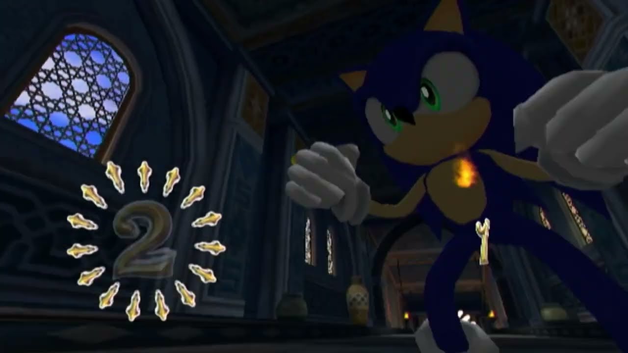 (Post Game) The Best Way to Get HUGE amounts of Exp in Sonic and the Secret Rings!