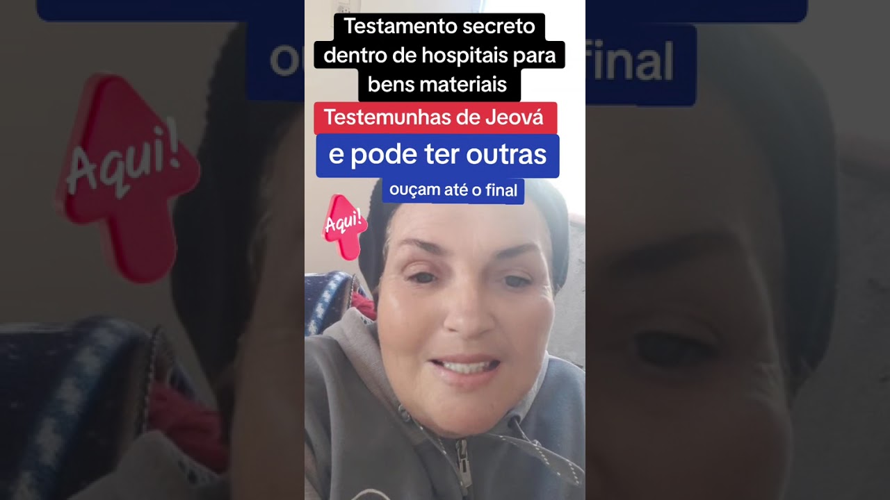 Testamento secreto dentro de hospitais para bens materiais 