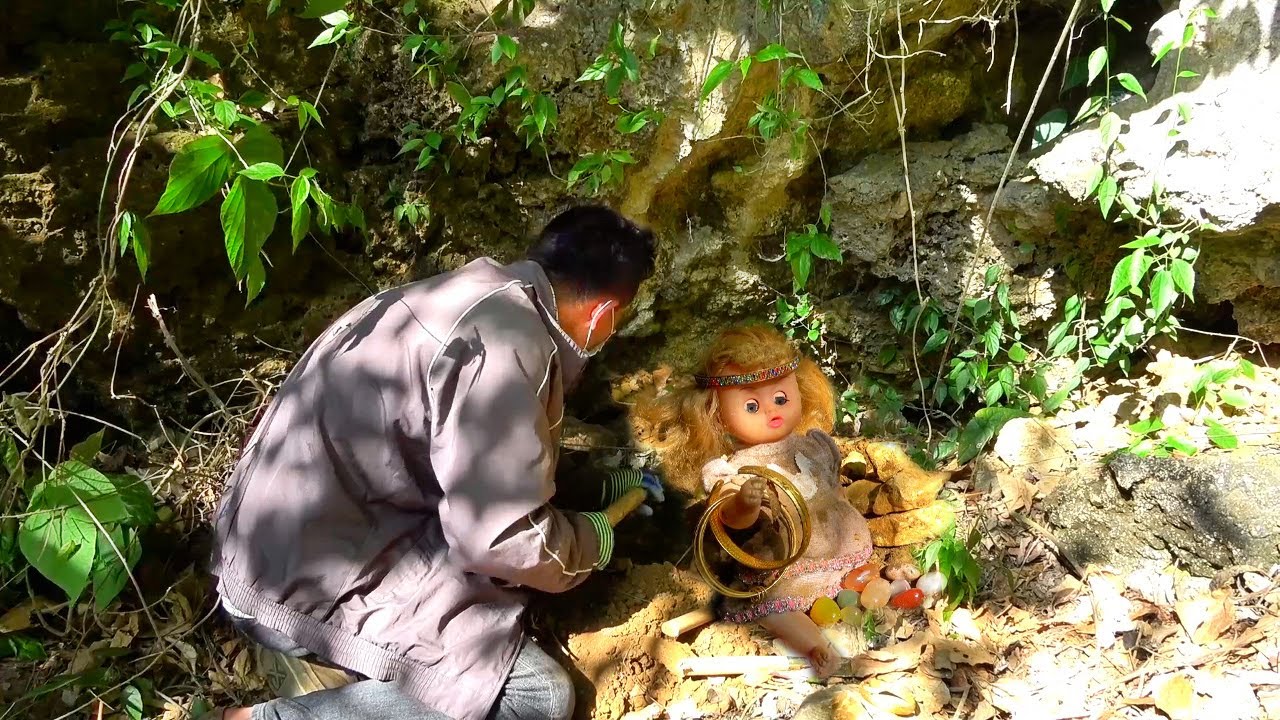 Boy Explores Treasures and Discovers Mysterious Baby
