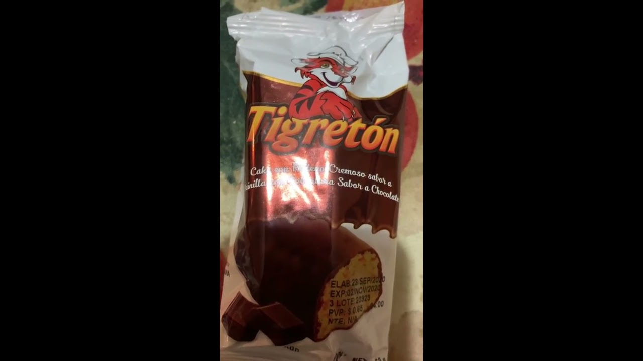 Probando snacks golosinas dulces Ecuatorianos. Tigreton.