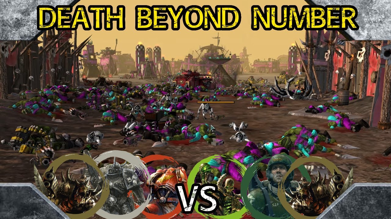 Dawn of War Definitive Edition: 3 на 3: Имперская Гвардия, Некроны, Орки против Хаоса, Орки, Косм...