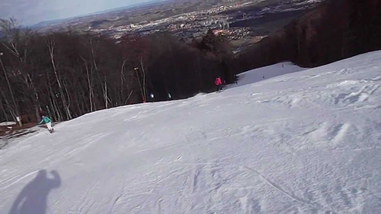 Skiing Mariborsko Pohorje, Slovenia