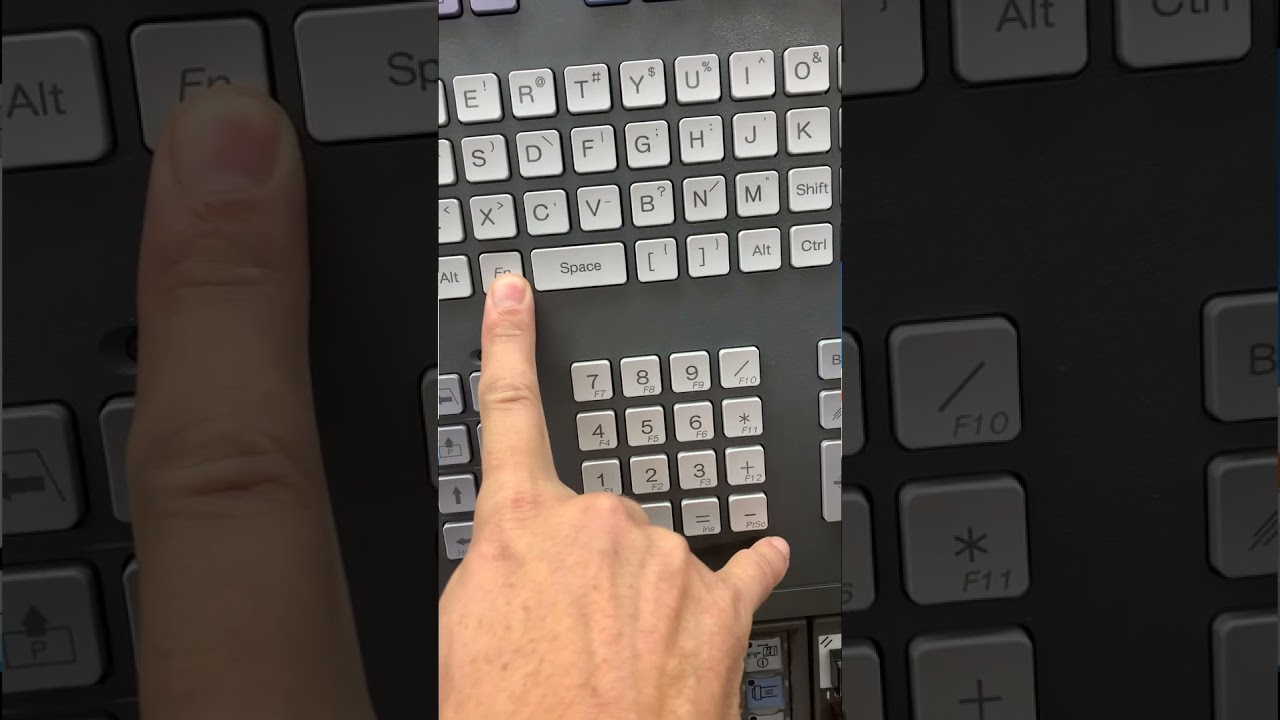 print screen on an Okuma P200-P300 machine control