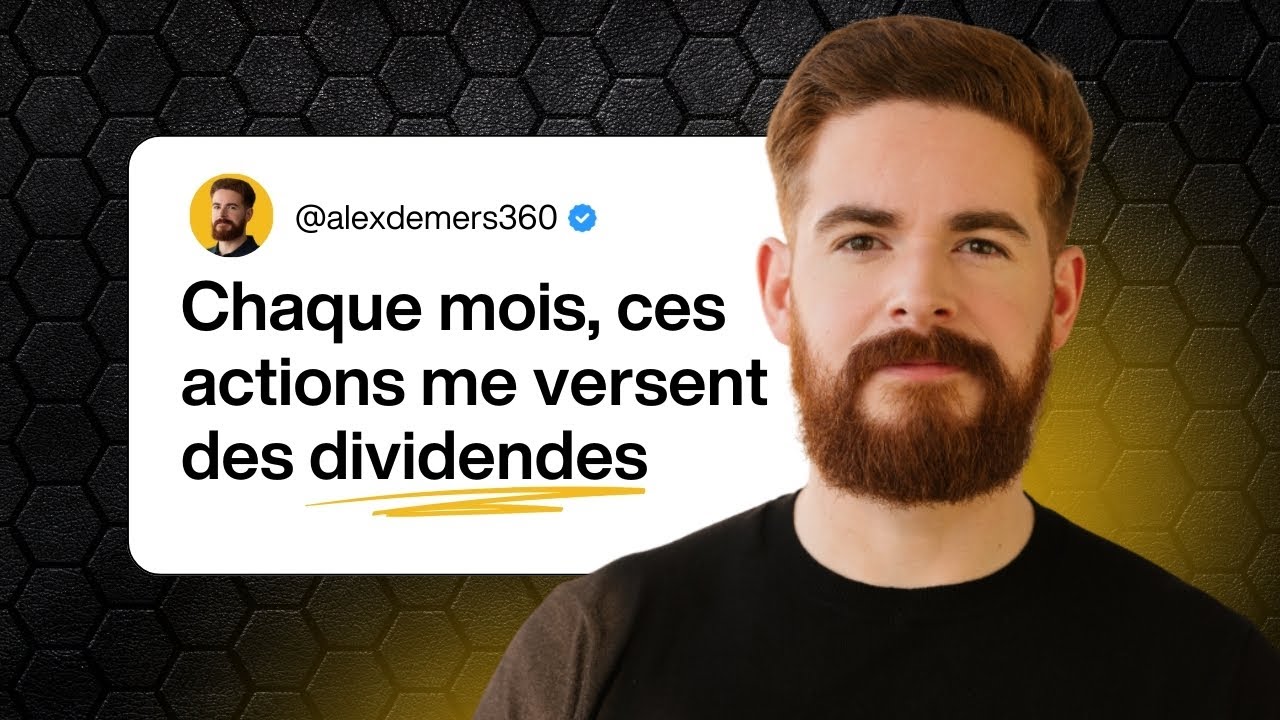 7 Actions à DIVIDENDE qui me Payent Chaque Trimestre