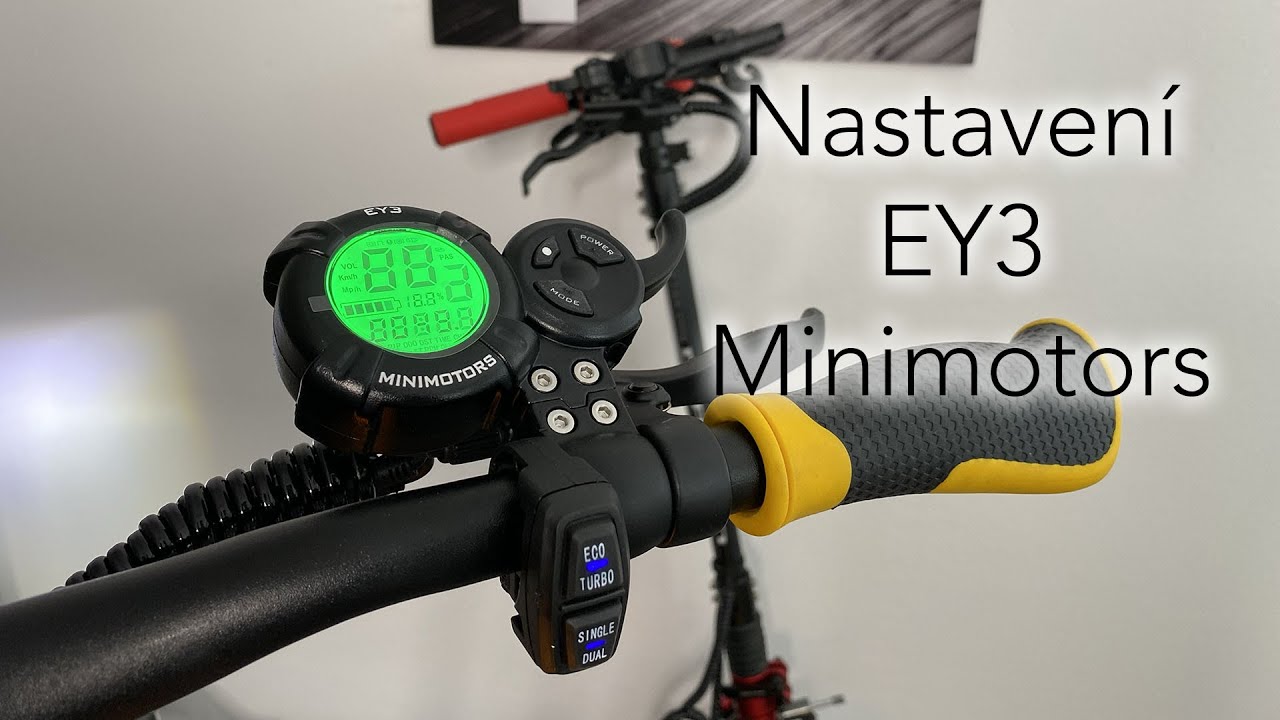 Nastavení EY3 displeje - jak na to? 💪