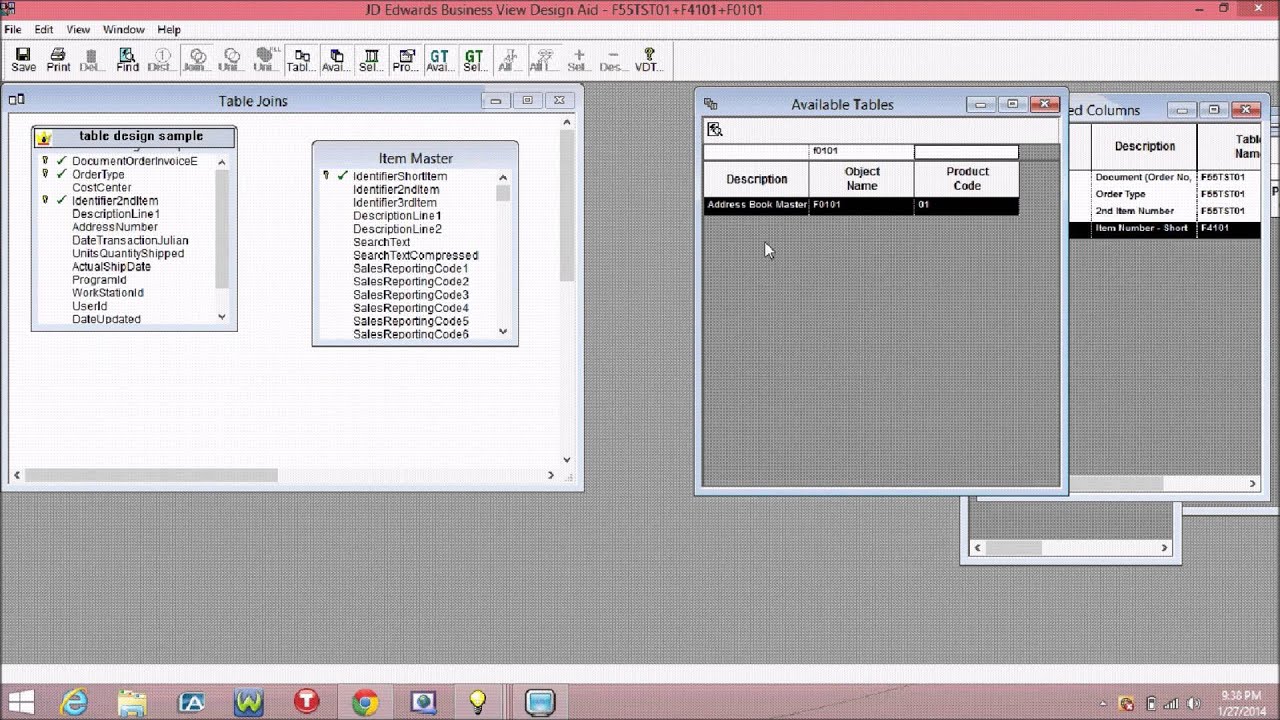 JD Edwards EnterpriseOne 9.1 Business View Design 1080