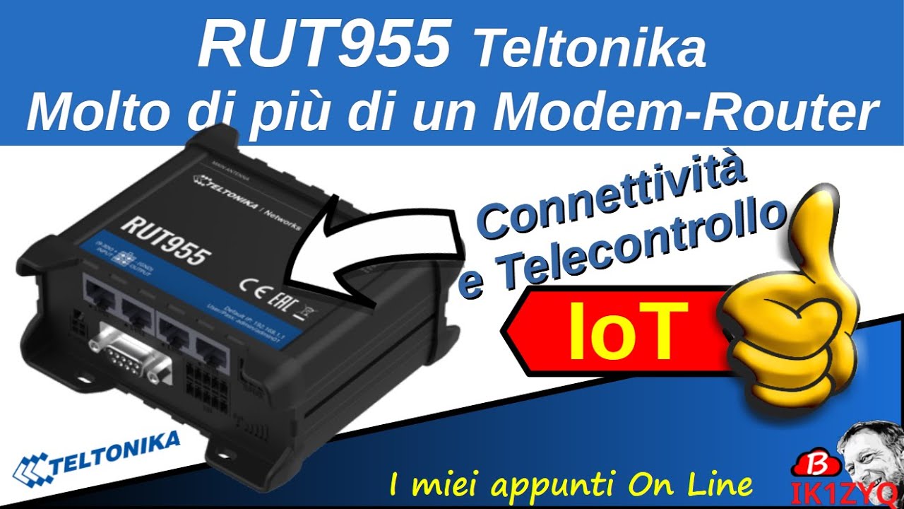 RUT955 - Non chiamatelo solo modem-router - Una soluzione IoT tuttofare