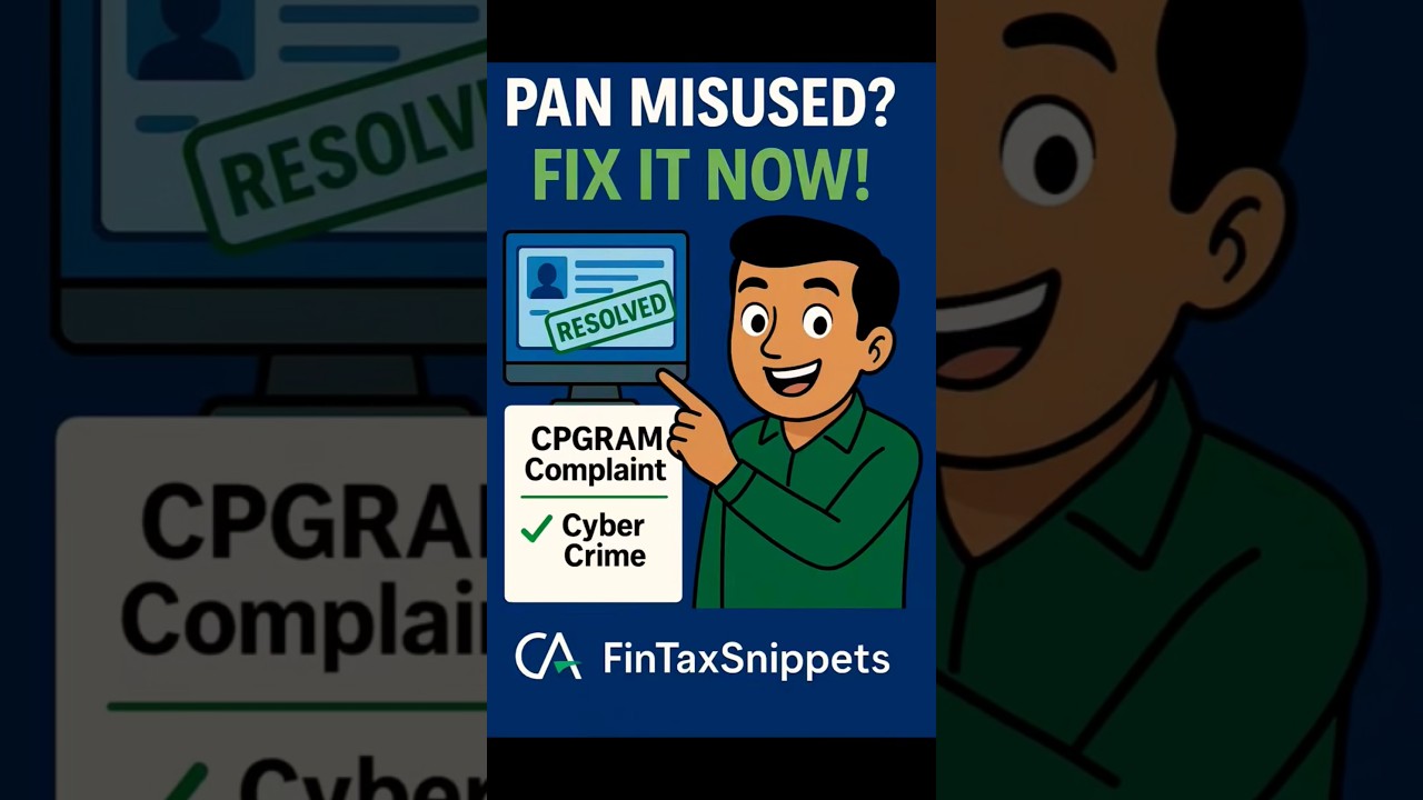 PAN Card Misused? 4 Legal Steps You MUST Take Now! 🛑