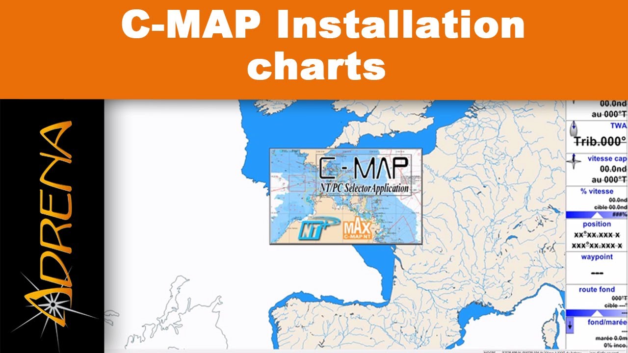C-Map installation charts
