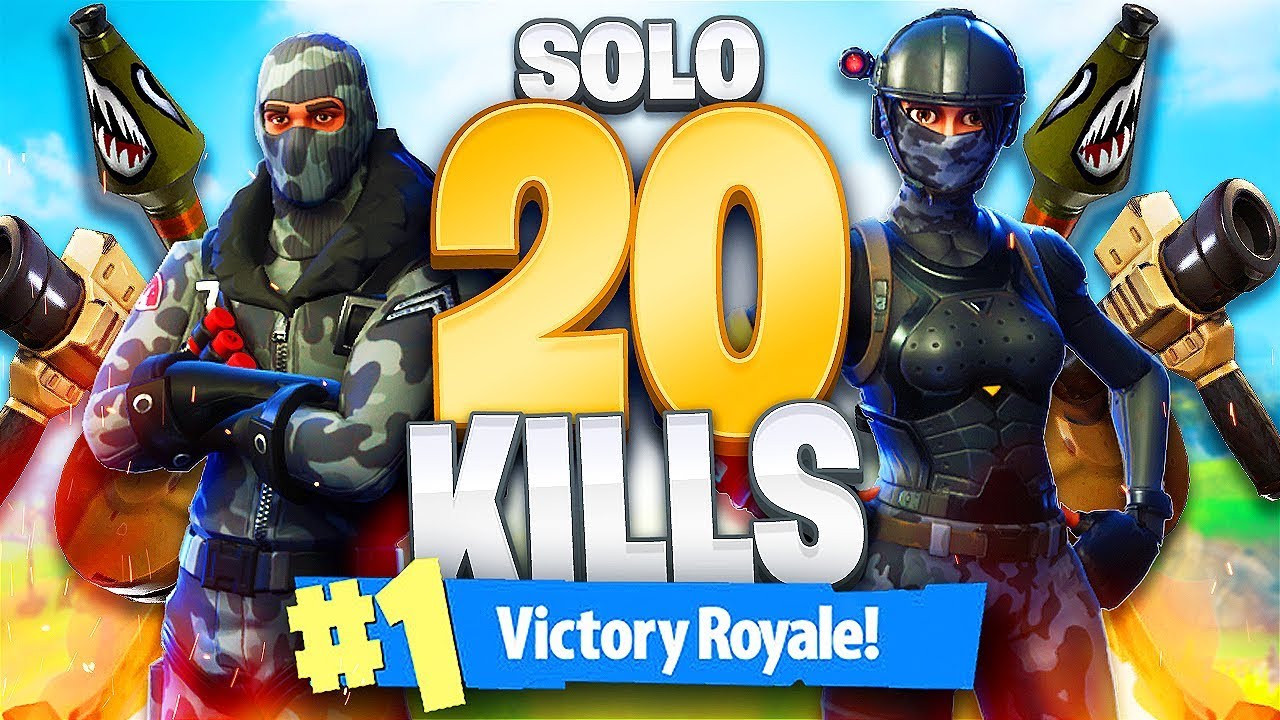20 KILL SOLO RECORD - FORTNITE BATTLE ROYALE