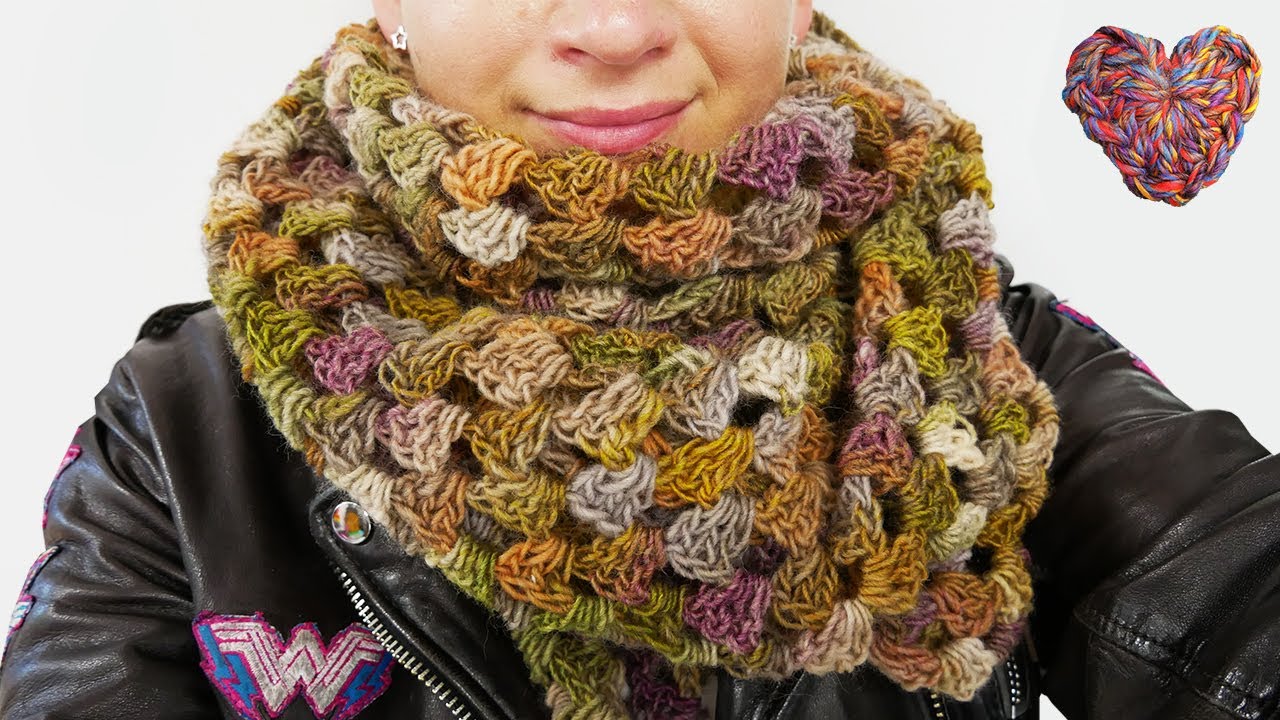 Traumhaftes Herbst Tuch HÄKELN | Dreiecks Tuch im Granny Style