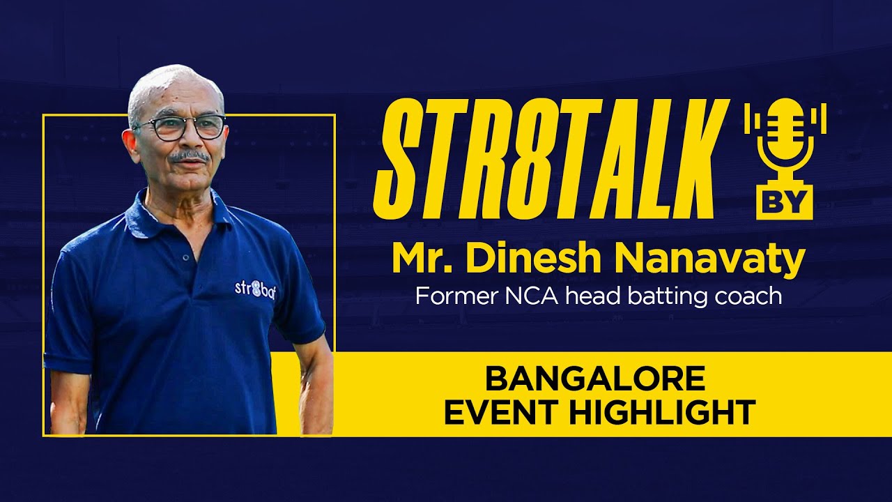 STR8TALK -  Bangalore | Event Hightlight Video - str8bat Cricket Bat Sensor