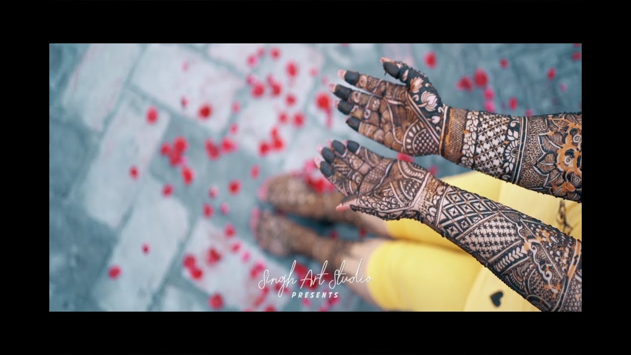 Mehandi Ceremony 2021 | Kuljeet kaur | Punjab | Sikh Wedding | @singhartstudio | Punjabi Wedding