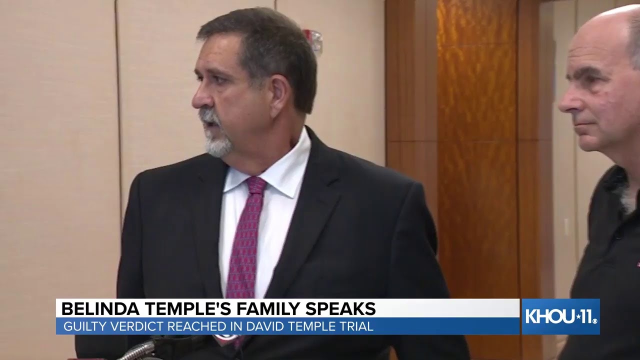 Belinda Temple's family speaks after guilty verdict reached in David Temple trial