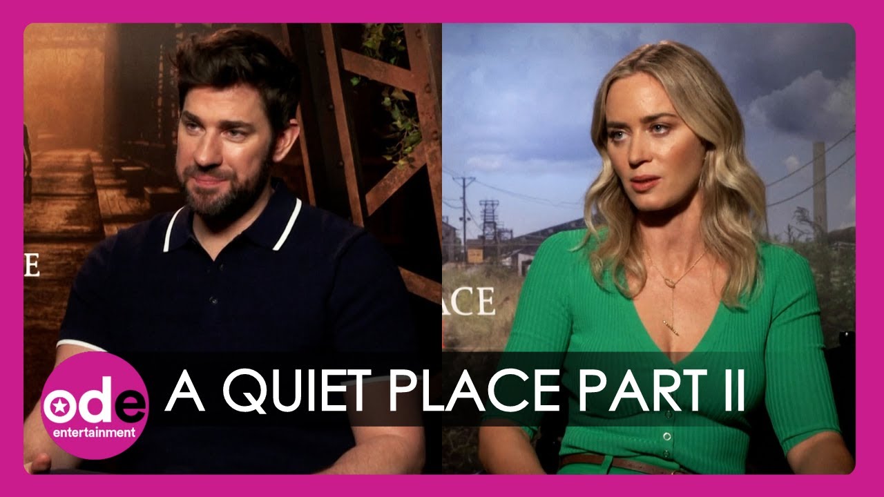 John Krasinski, Emily Blunt Talk Millicent Simmond's Lead Role and Working on A Quiet Place Part II!