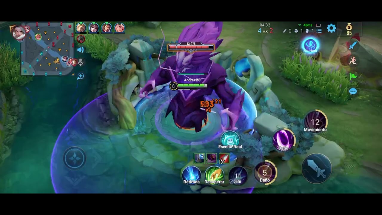 Partida rápida con la hermosa Butterfly 🦋 (Honor of Kings-40)