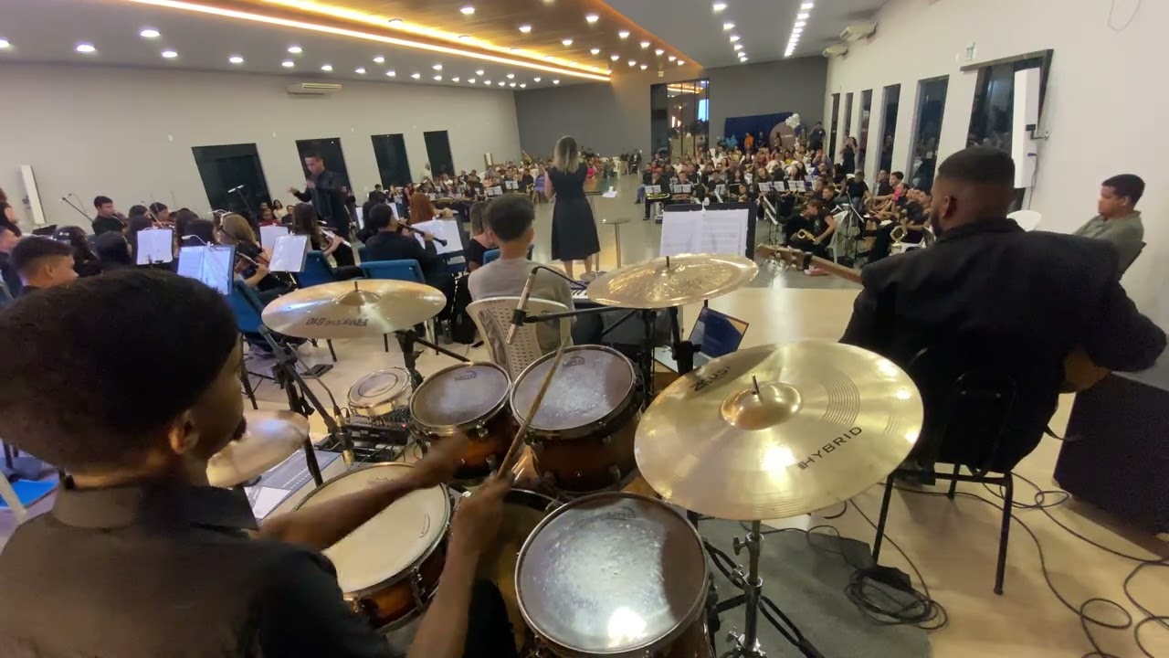 IMPERFEITO  drum cover,10anos orquestra acordes de sião em DAVINÓPOLIS 🙌🏼✨🥁