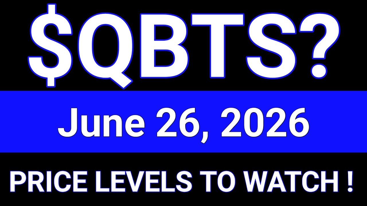 QBTS Stock Technical Analysis | D-Wave Quantum Inc. | June 26 , 2026