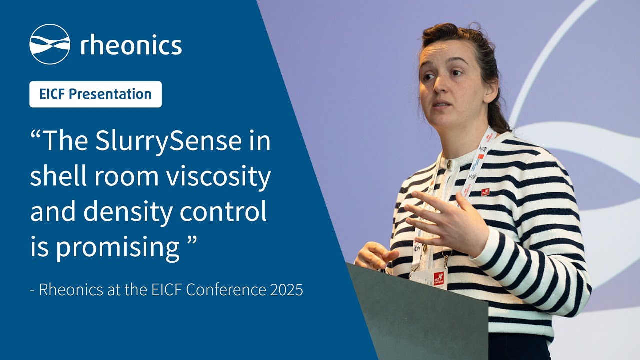 Rheonics Self-cleaning sensors for automated continuous slurry monitoring - EICF Conference 2025