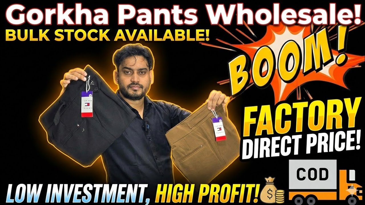 Gorkha Pants Wholesale | Bulk Stock Available | Direct Factory Rate | Low Investment High Profit