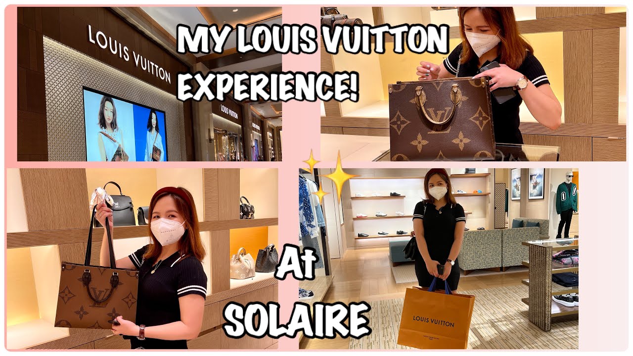 MY FIRST LOUIS VUITTON EXPERIENCE! (AT SOLAIRE)