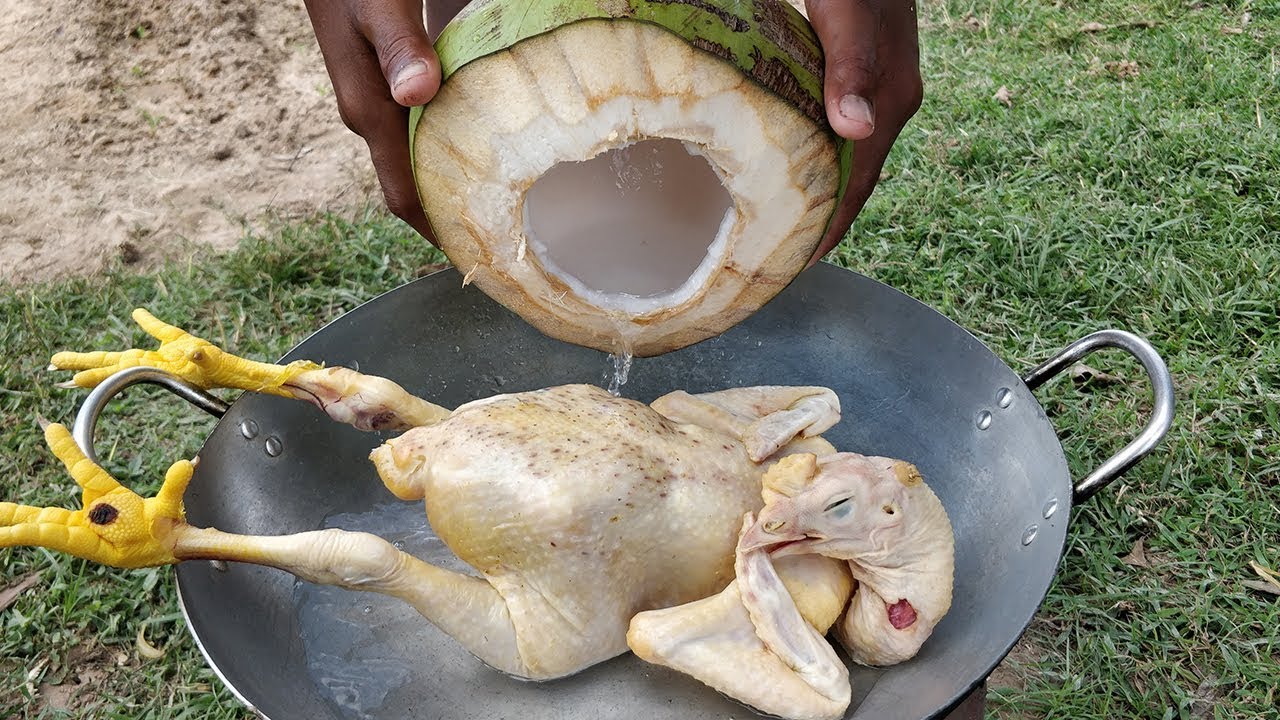 Coconut Chicken / Cooking Chicken With Coconut / Roasted Chicken