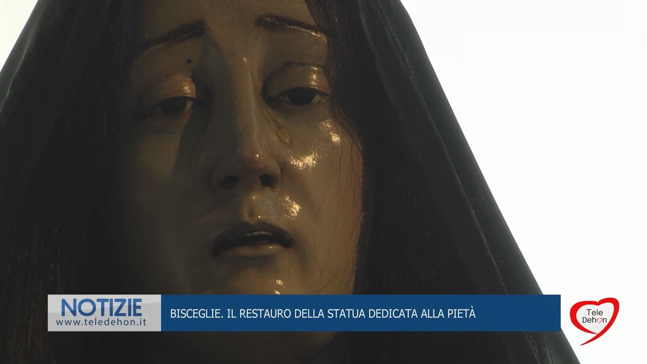 Bisceglie. Il restauro della statua dedicata alla Pietà