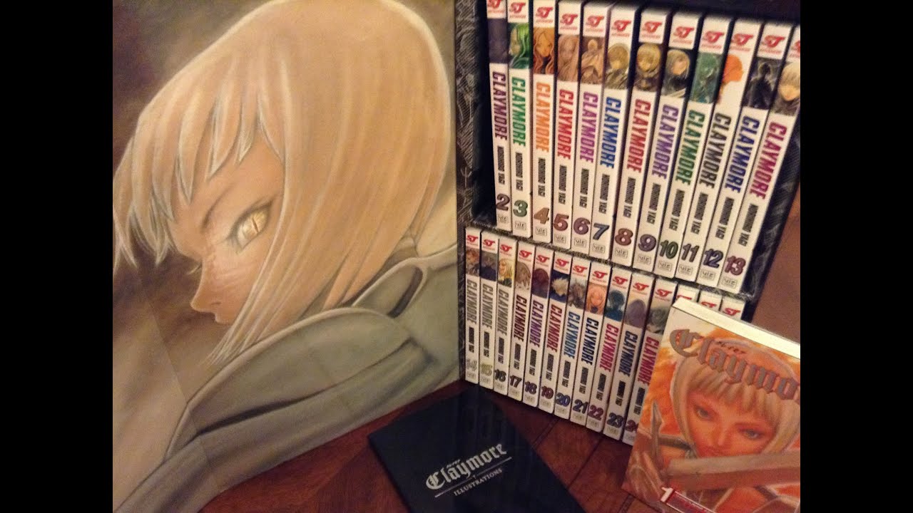 MANGA UNBOXING - CLAYMORE COMPLETE BOX SET (1-27)