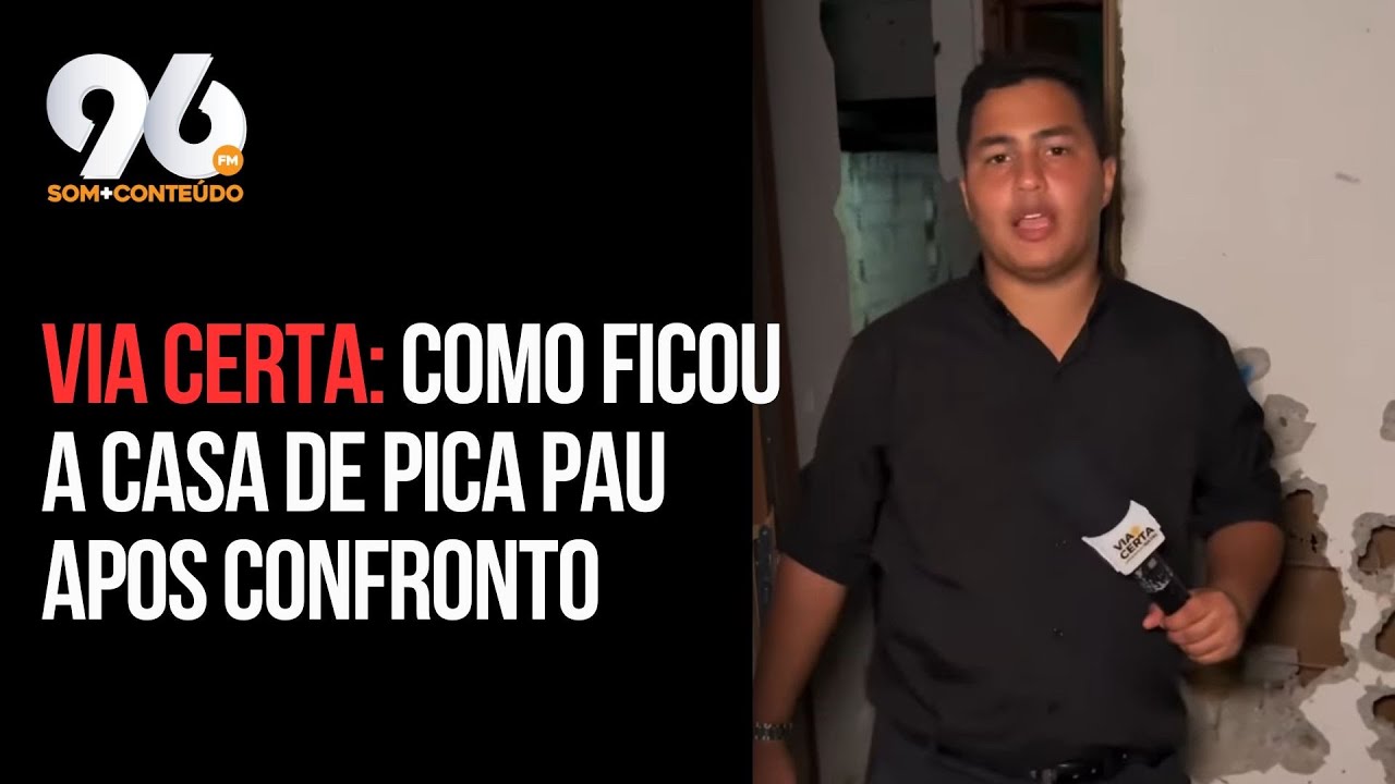 VIA CERTA MOSTRA COMO FICOU A CASA DE MARCELO PICA PAU