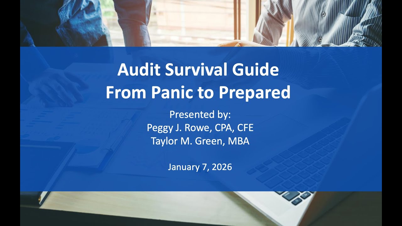 Audit Survival Guide – From Panic to Prepared Learn
