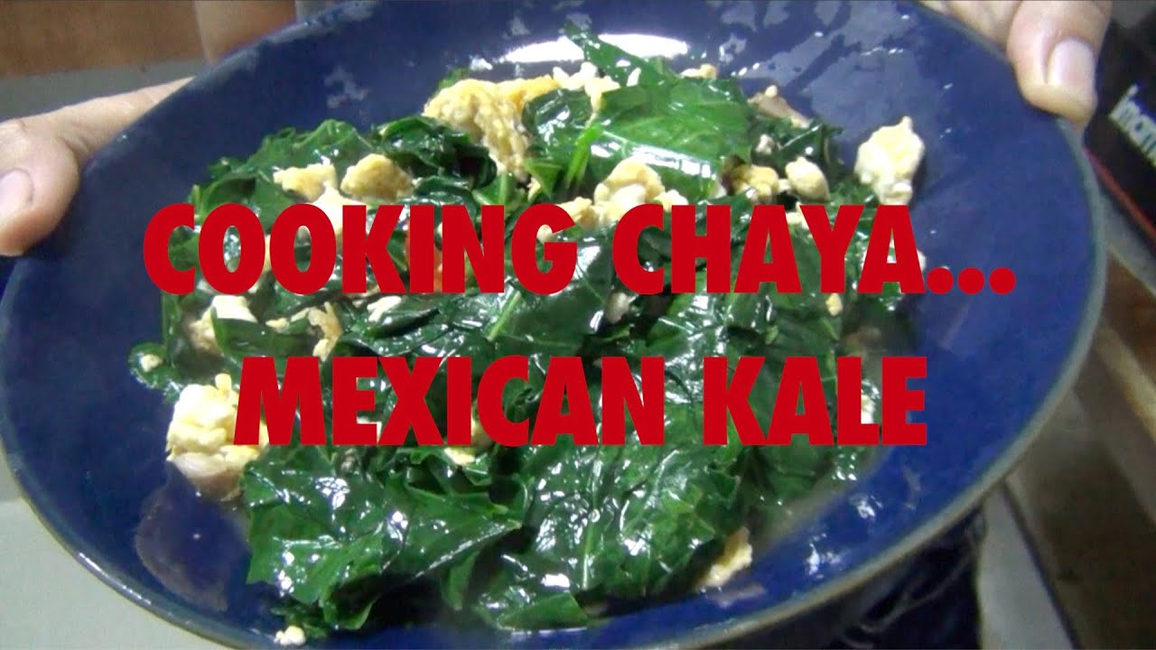 Cooking Chaya...Mexican Kale