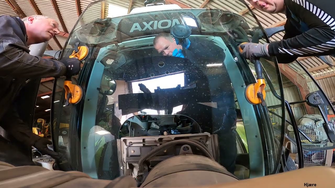 Mit liv med landbrugsmaskiner S3:E18 Gylle Gylle og ny forrude i Claas Axion 870