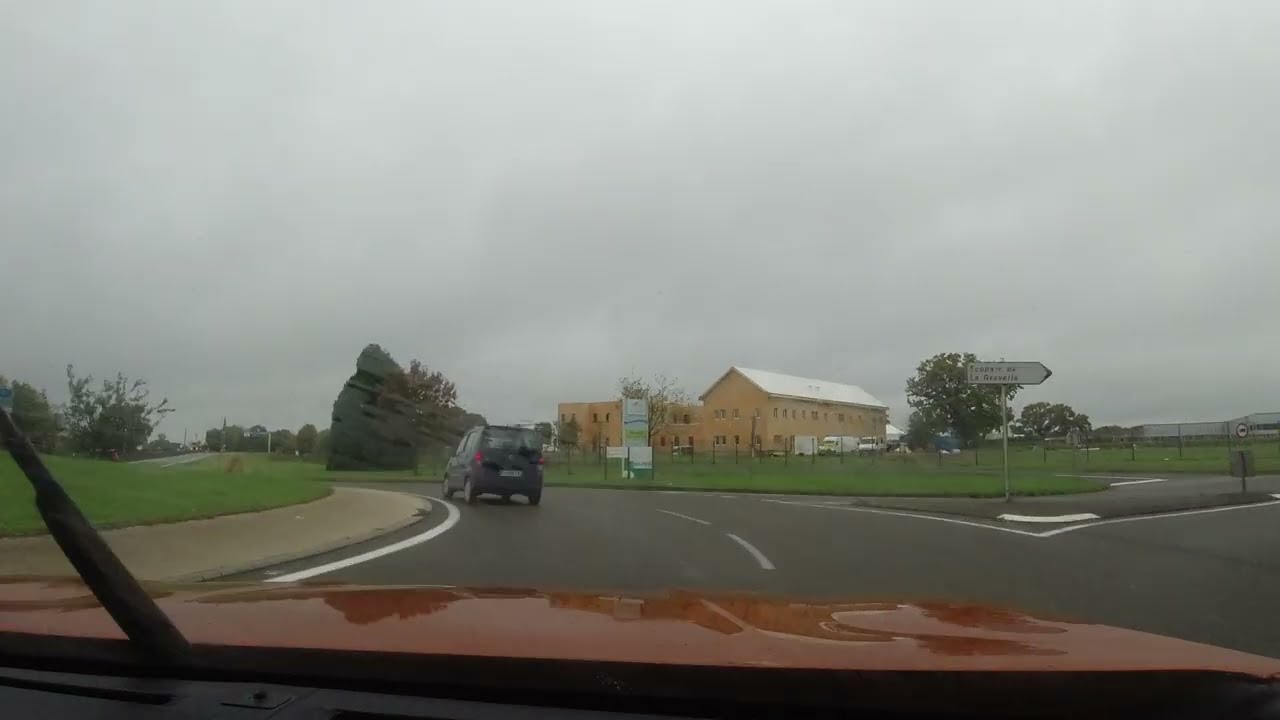 N157 between Laval and Rennes (VBR-175 Driving in France)