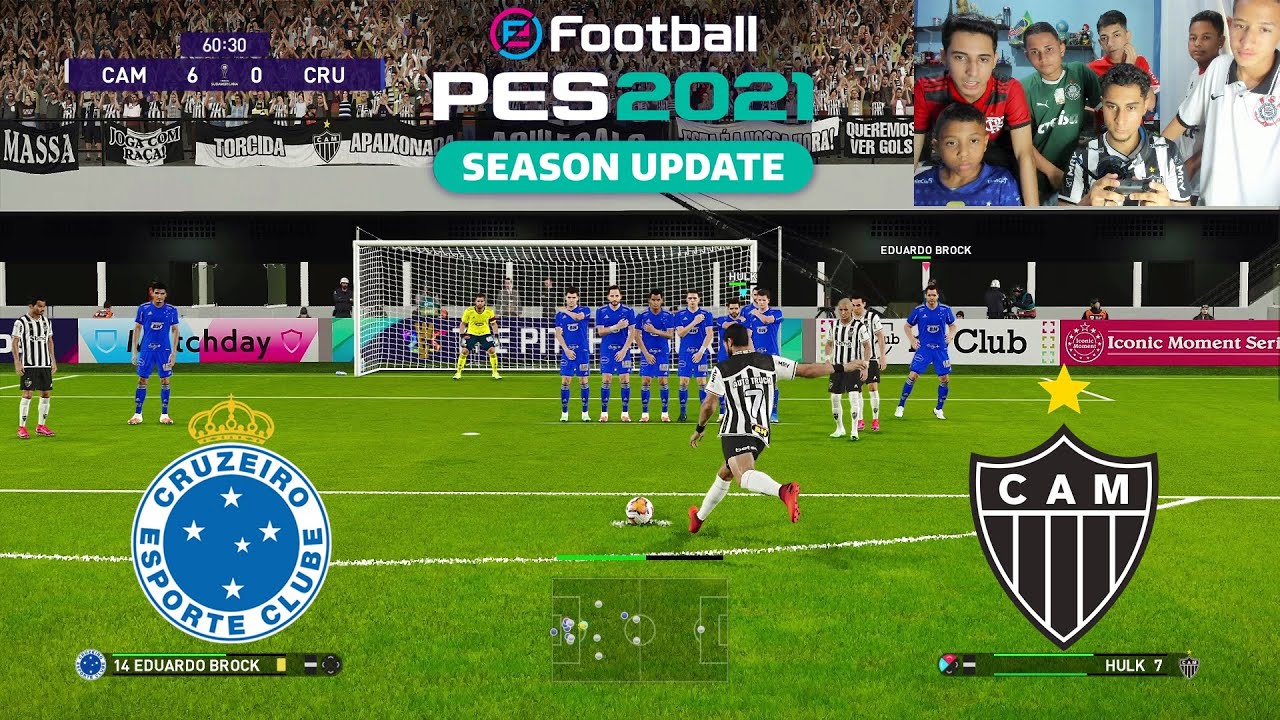 ATLÉTICO-MG x CRUZEIRO TEVE GOLEADA HISTÓRICA! COPA RIKINHO PES 2021 JOGO 3 ‹ Rikinho ›