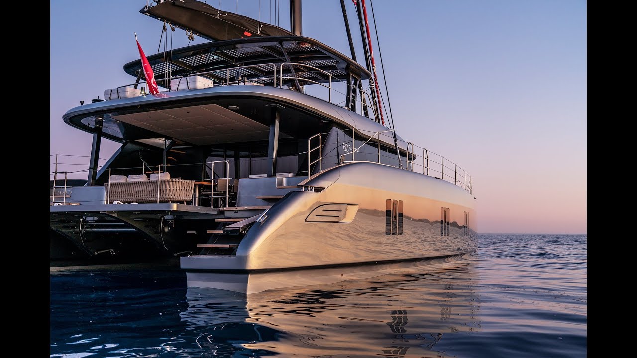 Eco luxury? Meet the &euro;multimillion 60ft catamaran 'E'