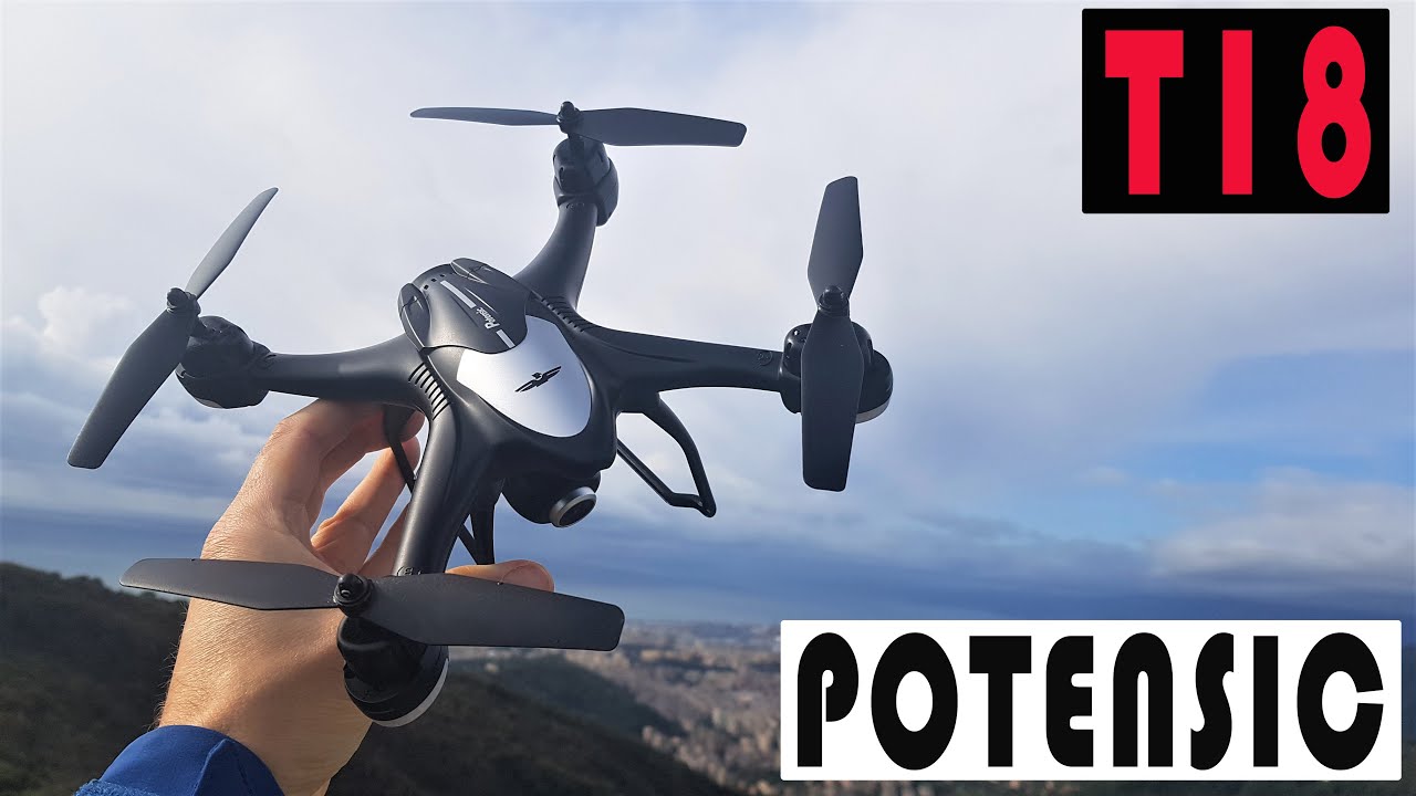 💥 RECENSIONE: 🛸 Potensic T18  drone con GPS e videocamera da 1080p - Test e Istruzioni di guida