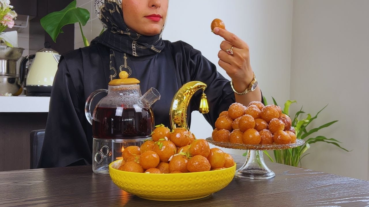 Traditional Arabic Dessert! Golden & Crunchy Luqaimat