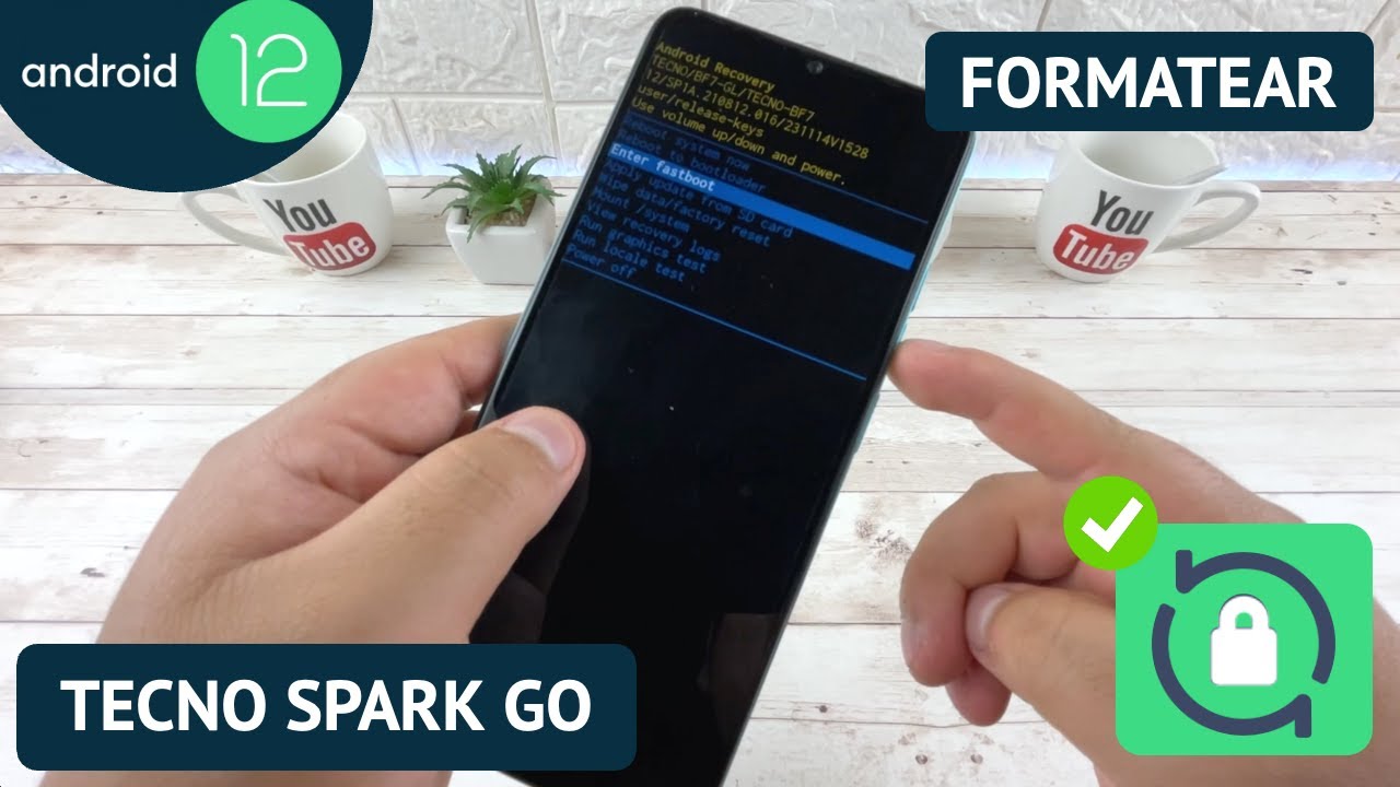 Formatear Tecno Spark Go 2023 | Android 12