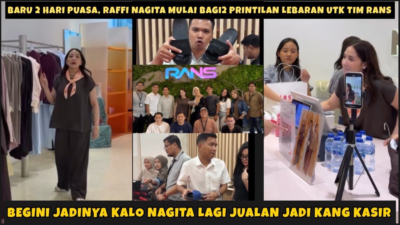 BOS PANUTAN! BARU 2HARI PUASA RAFFI NAGITA KEJUTKAN KARYAWAN KIRIM HADIAH INI UTK PERSIAPAN LEBARAN!