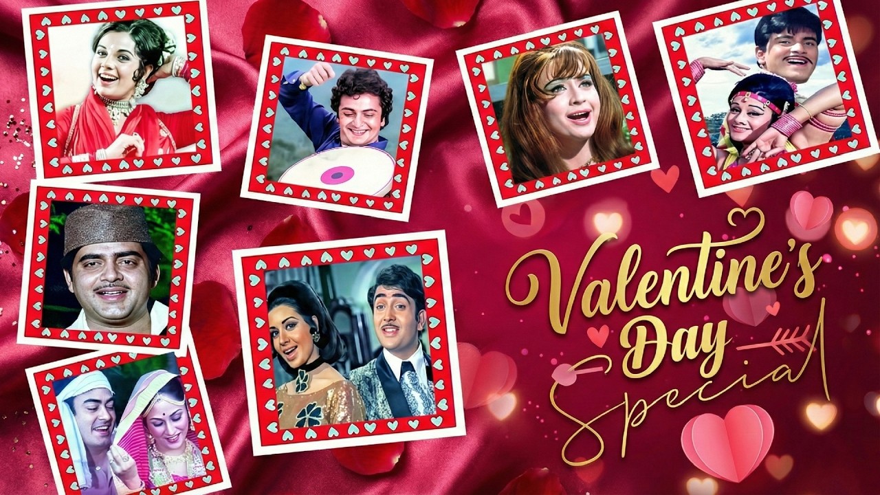 VALENTINE's DAY Special 💖 Playlist | Lata, Asha, Kishore, Rafi | Purane Hindi Gaane
