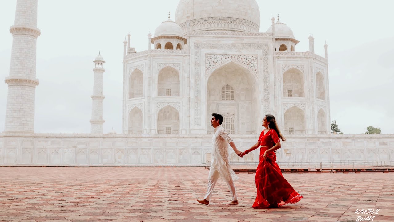 Pre wedding Shoot in Agra | Taj Mahal Prewedding Video |