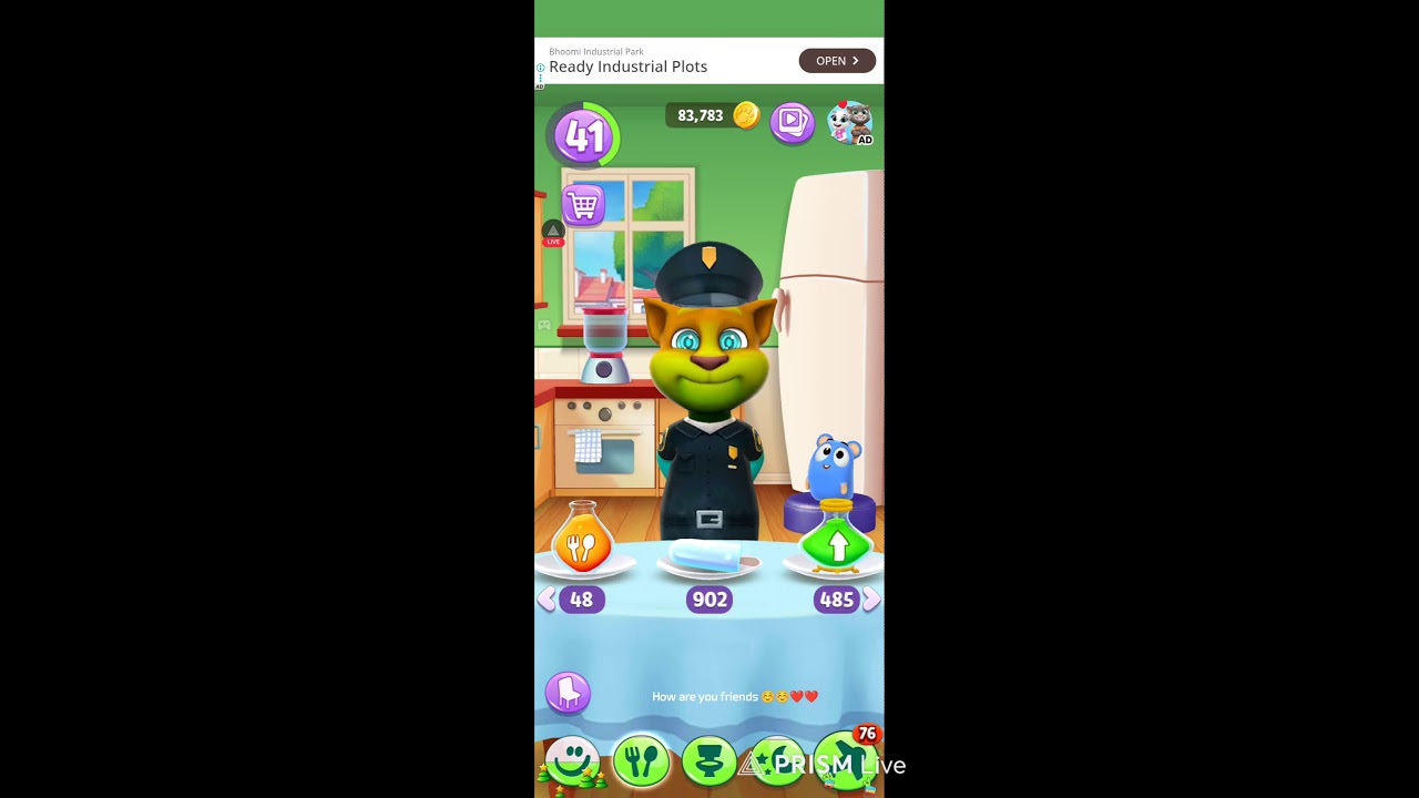 Talking Tom was a funny look 😂😂😂