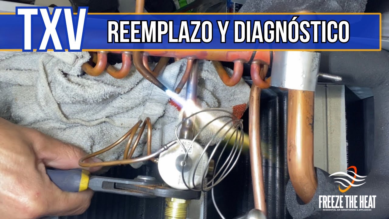 Como reemplazar la TXV. Diagnóstico y reemplazo de la válvula TXV #hvacservice #aireacondicionado