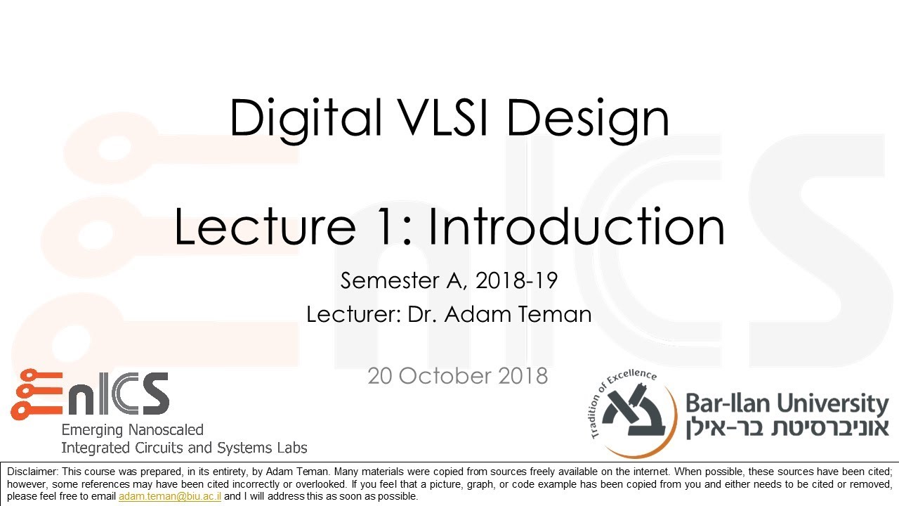 DVD - Lecture 1:  Introduction