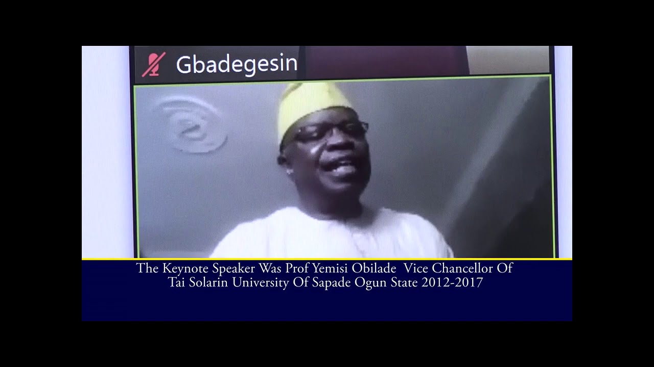THE 70TH BIRTHDAY ANNIVERSARY  LECTURE OF OTUNBA DR ALEX  OLUGBENGA ONABANJO