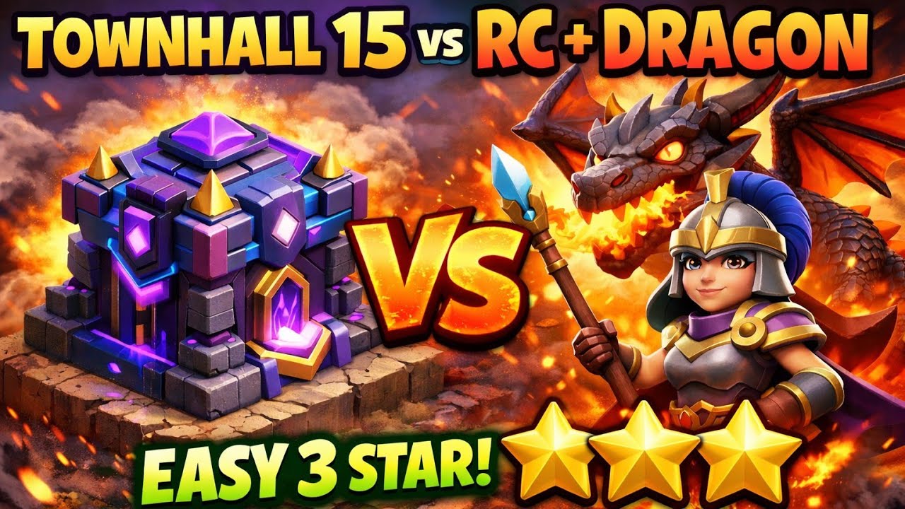 THIS TH15 RC Walk + Dragon Attack NEVER FAILS 💥 | Easy 3 Star