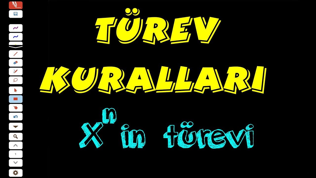 İSPAT : X^n  Lİ İFADENİN TÜREVİ ( AYT MATEMATİK / TÜREV KURALLARI )